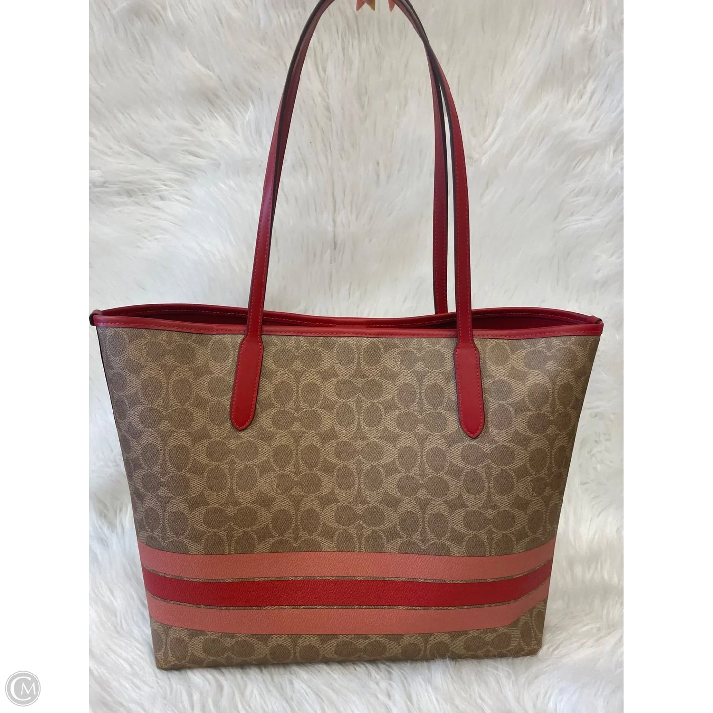 Handbag Designer By Coach, Size: Large