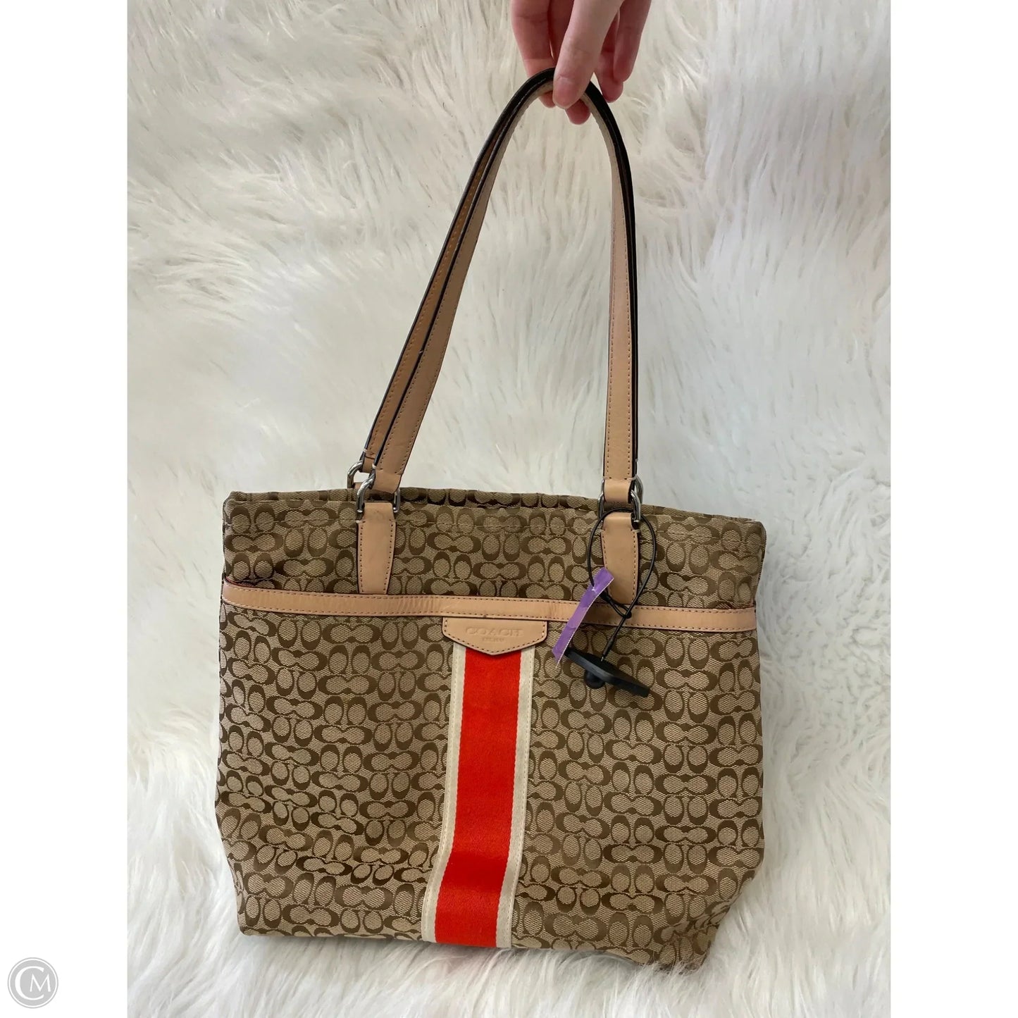 Handbag Designer By Coach, Size: Medium