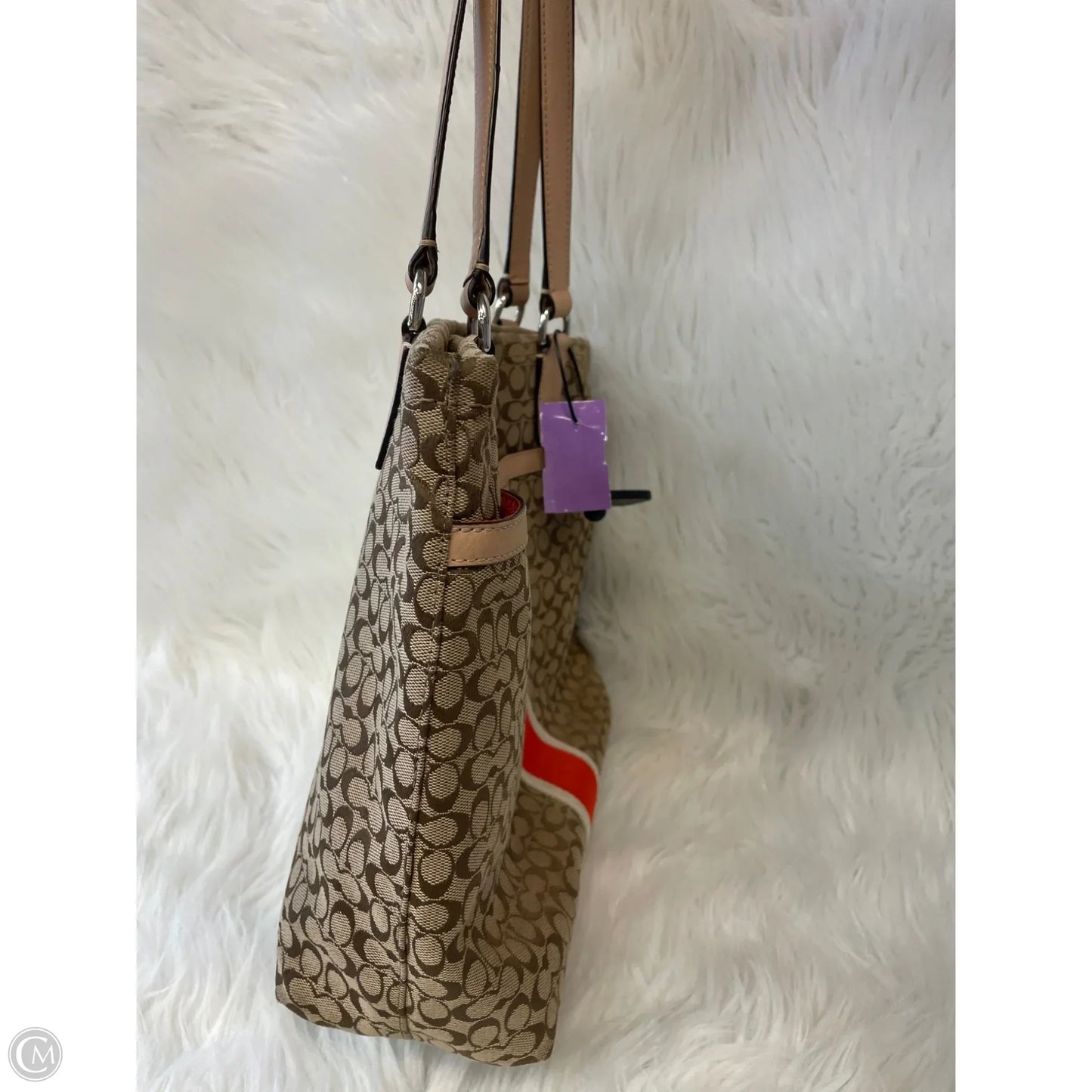 Handbag Designer By Coach, Size: Medium