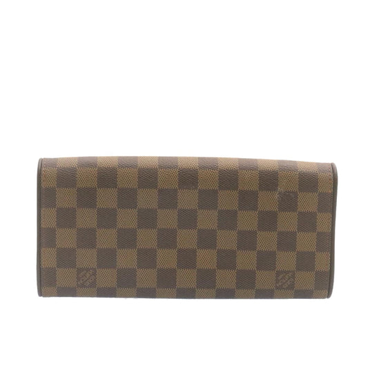 LOUIS VUITTON Damier Ebene Pochette Twin GM Shoulder Bag N51851 LV Auth 24679A