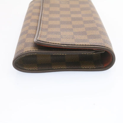 LOUIS VUITTON Damier Ebene Pochette Twin GM Shoulder Bag N51851 LV Auth 24679A