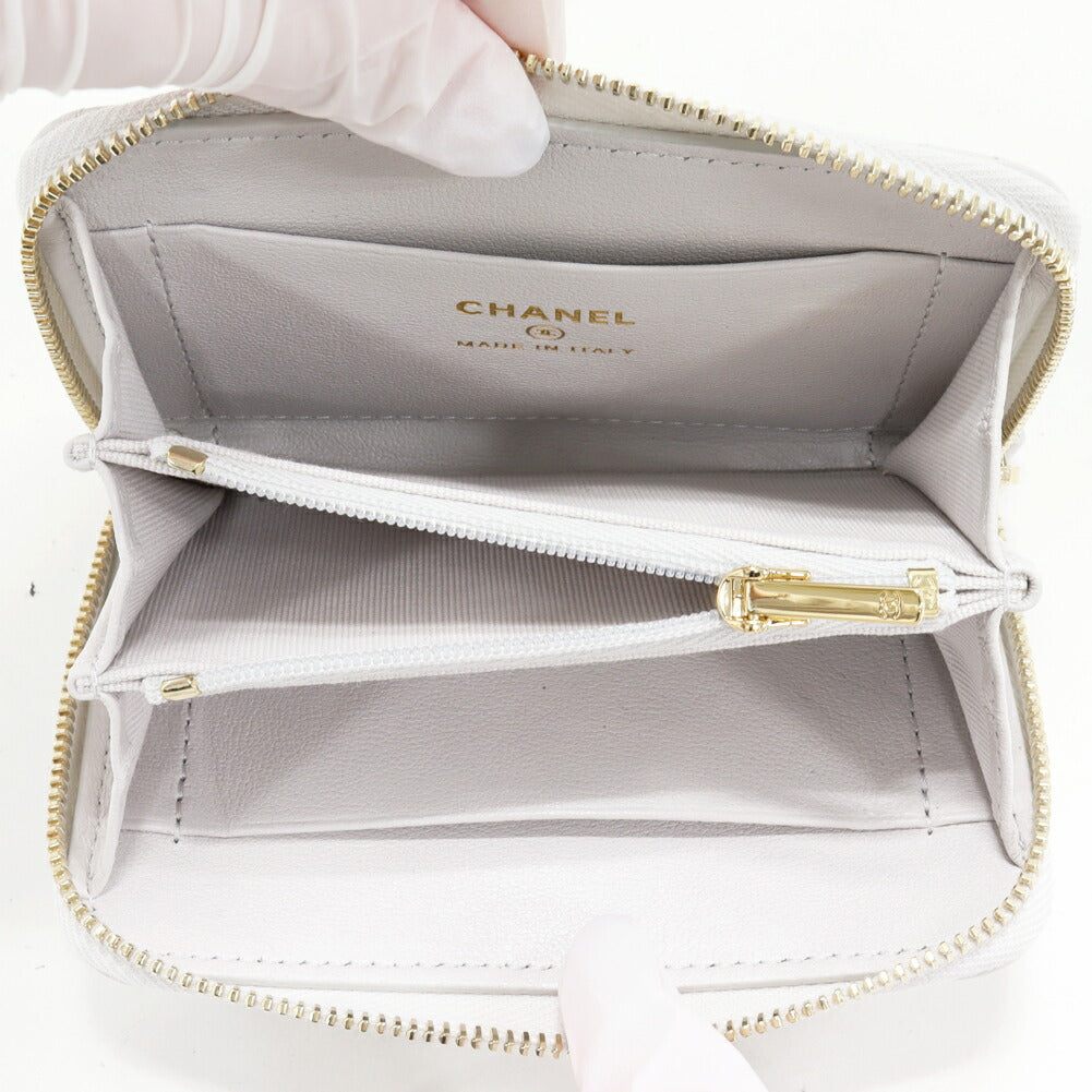 Chanel Matelassé Lambskin Card Coin Purse