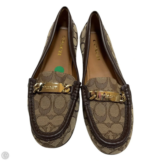 Shoes Designer By Coach In Brown, Size: 8.5