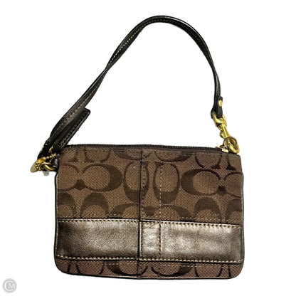Wristlet Designer By Coach, Size: Small