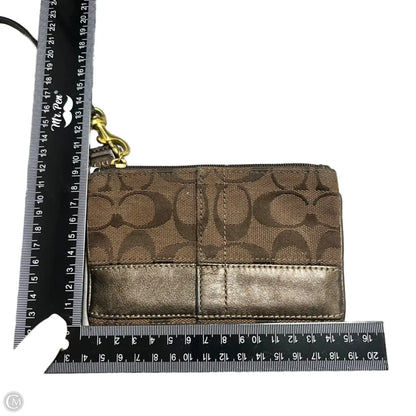 Wristlet Designer By Coach, Size: Small