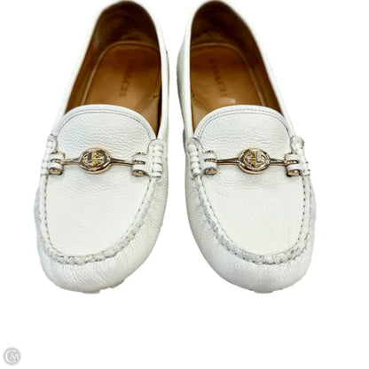 Shoes Designer By Coach In Cream, Size: 9.5