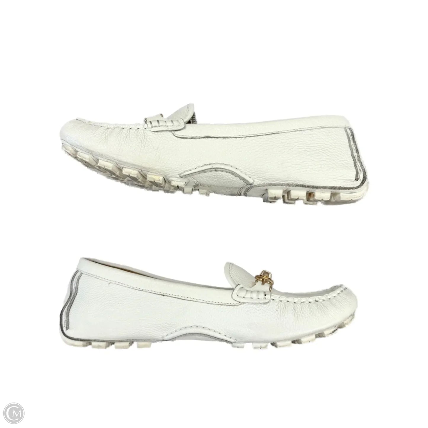 Shoes Designer By Coach In Cream, Size: 9.5