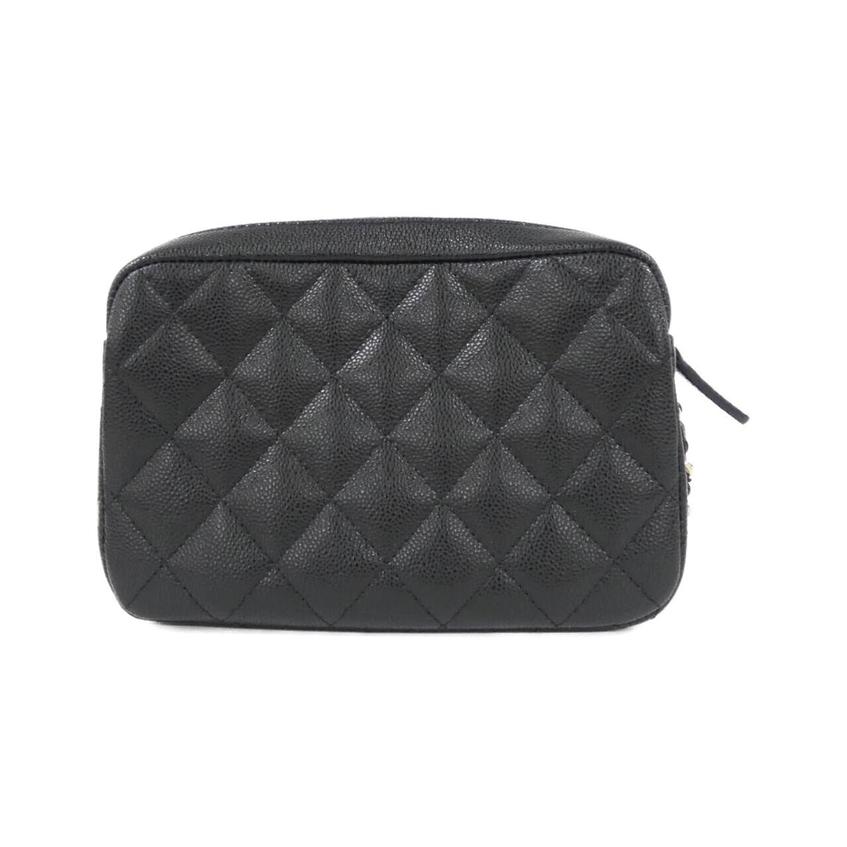 Chanel Timeless Classic Line Caviar Skin Chain Clutch