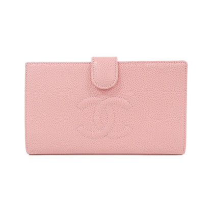 Chanel Timeless CC Caviar Skin Long Wallet