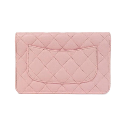 Chanel Timeless Classic Caviar Skin Chain Wallet
