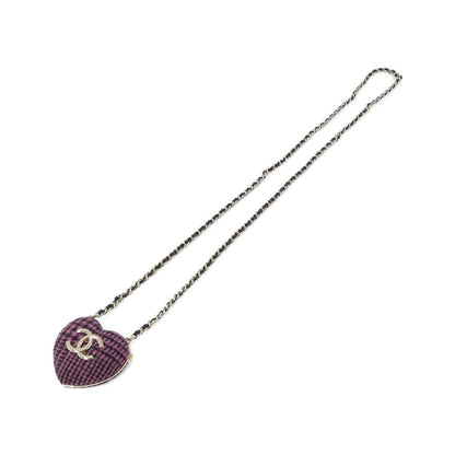 Chanel AB9485 Tweed Lamb Necklace