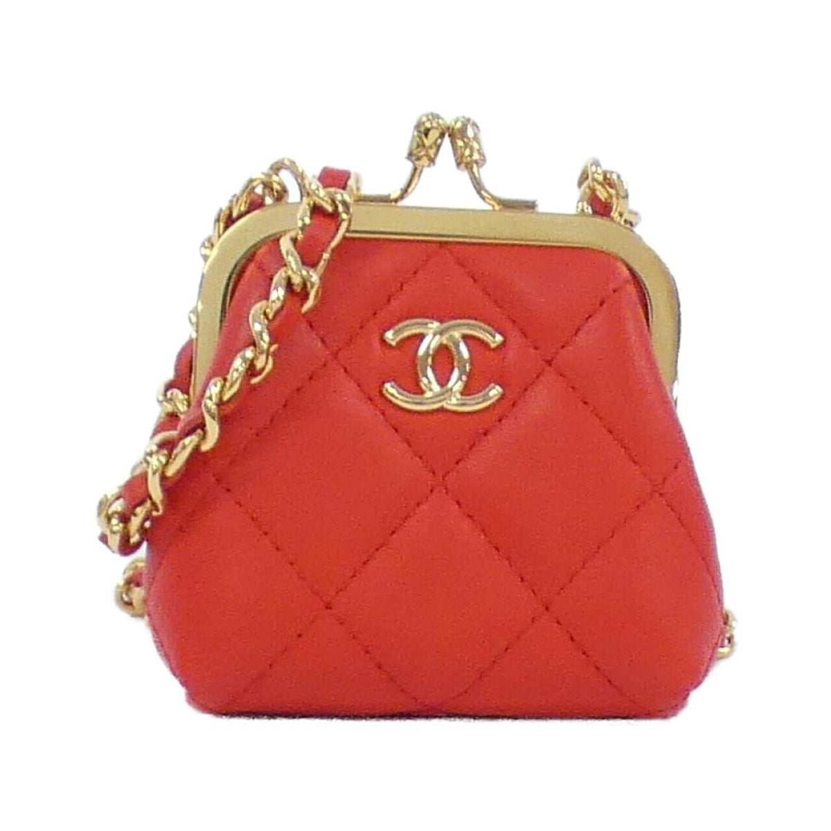 Chanel AP3123 Lambskin Chain Clutch