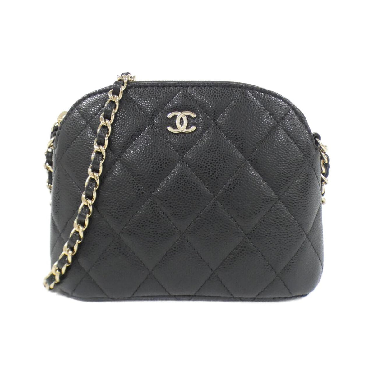 Chanel Timeless Classic Line Caviar Skin Chain Clutch
