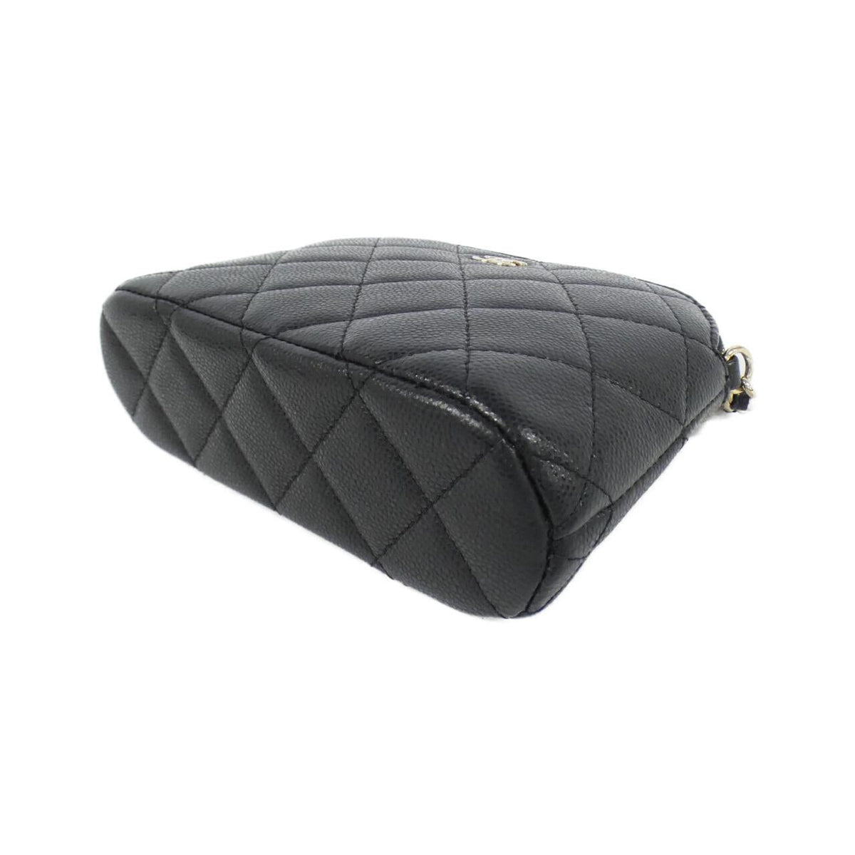 Chanel Timeless Classic Line Caviar Skin Chain Clutch