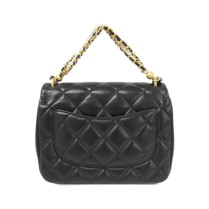 Chanel AS4384 Lambskin Faux Pearl Shoulder Bag