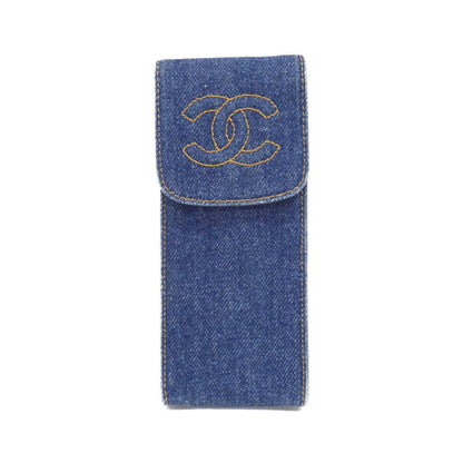 Chanel Timeless CC Line Denim Pouch