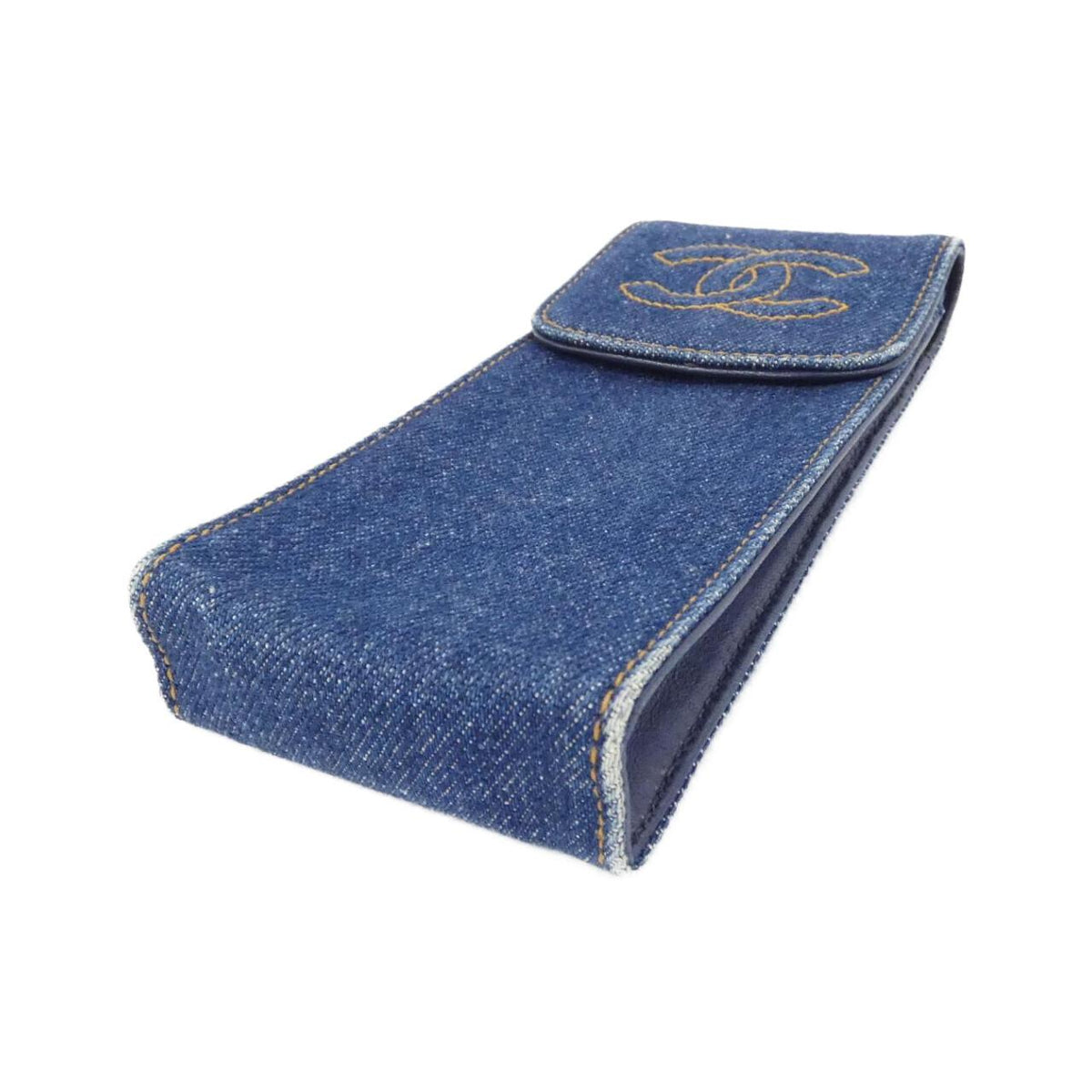 Chanel Timeless CC Line Denim Pouch