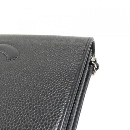 Chanel Timeless CC Line Caviar Skin Chain Wallet