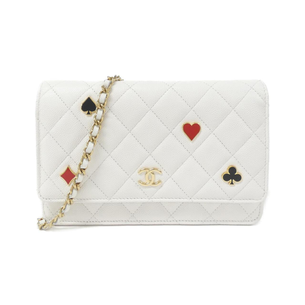 Chanel AP3076 Caviar Skin Wallet on Chain