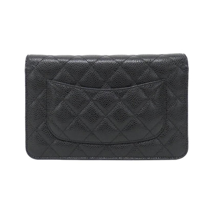 Chanel Timeless Classic Caviar Skin Chain Wallet
