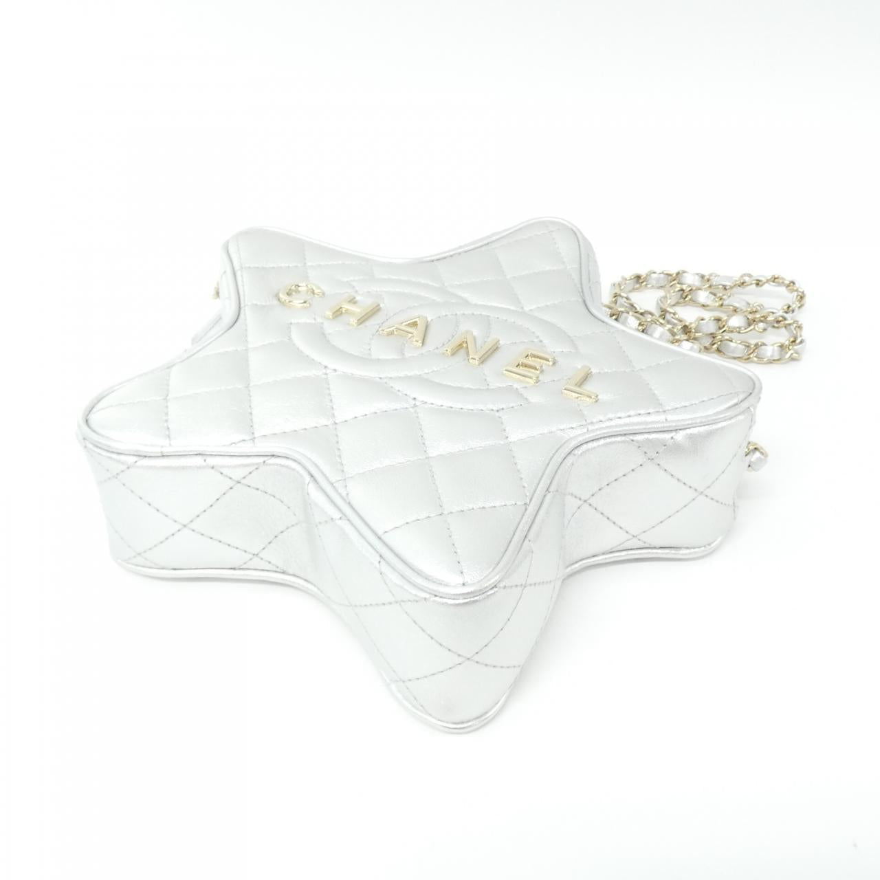 Chanel AS4579 Metallic Lambskin Shoulder Bag