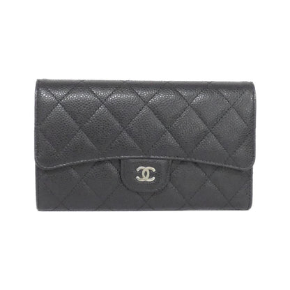Chanel Timeless Classic Caviar Skin Long Wallet