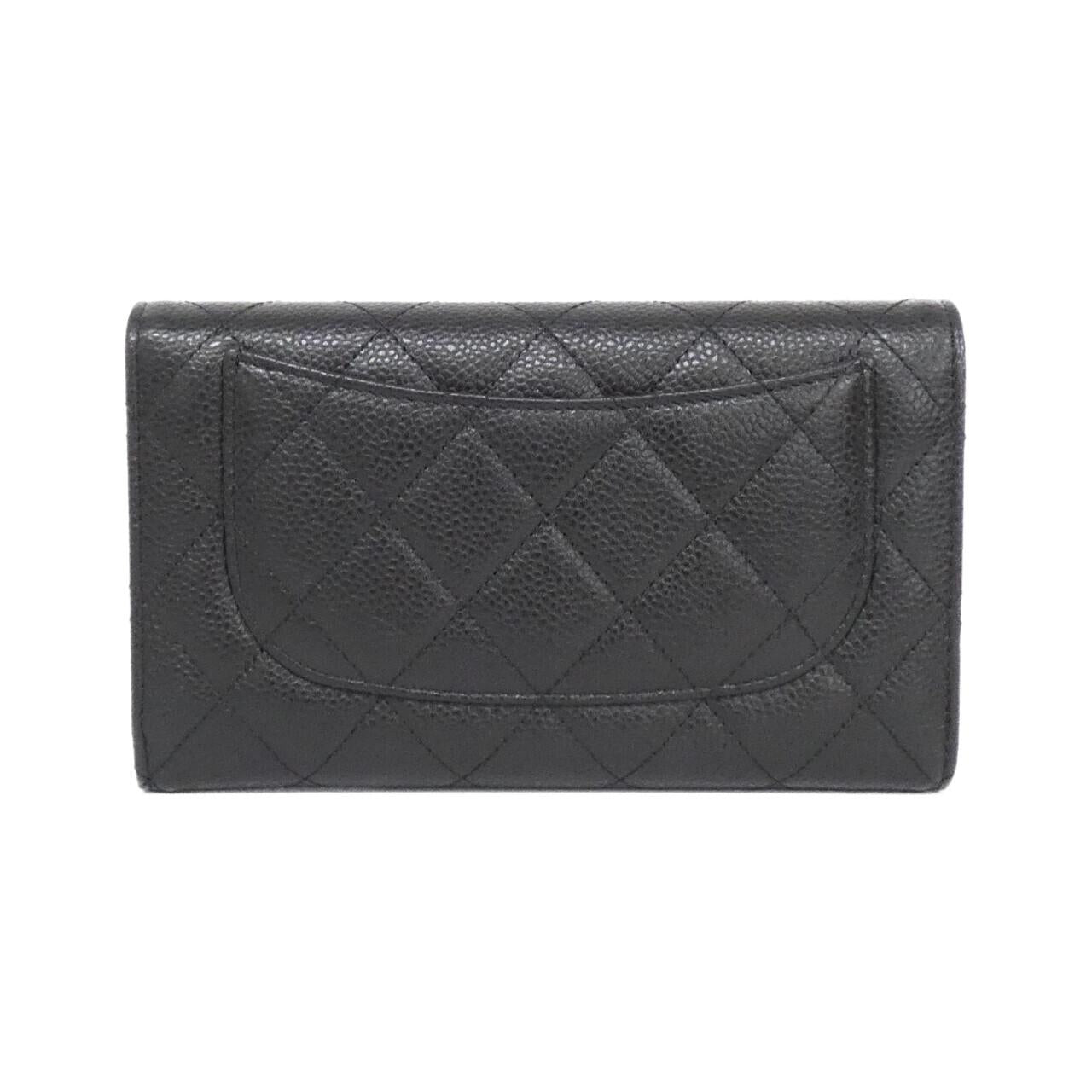 Chanel Timeless Classic Caviar Skin Long Wallet