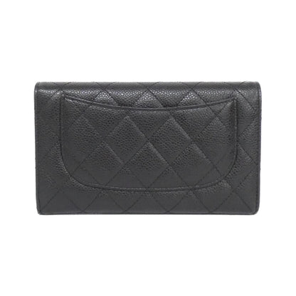 Chanel Timeless Classic Caviar Skin Long Wallet