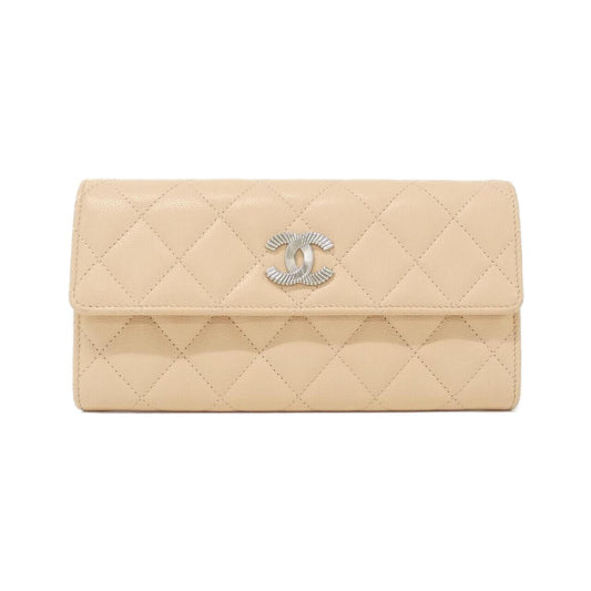 Chanel AP4327 Caviar Skin Long Wallet