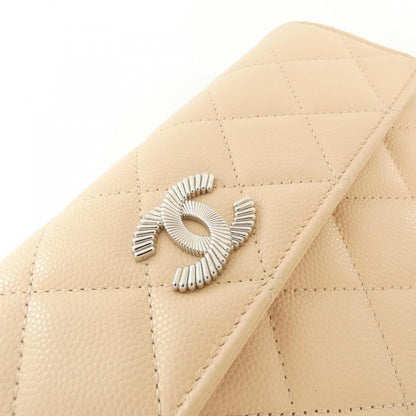 Chanel AP4327 Caviar Skin Long Wallet