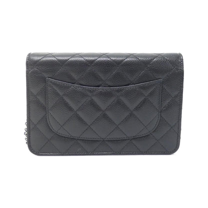 Chanel Timeless Classic Line Caviar Skin Chain Wallet