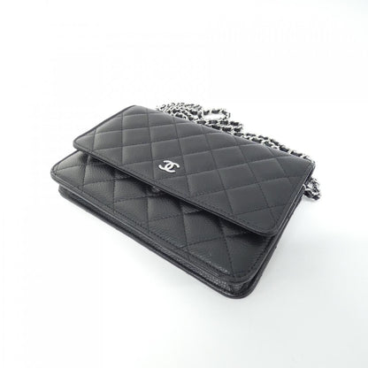 Chanel Timeless Classic Line Caviar Skin Chain Wallet