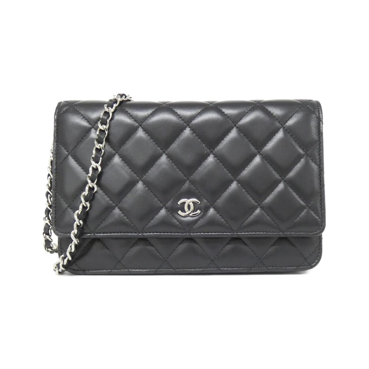 Chanel Timeless Classic Line Lambskin Chain Wallet