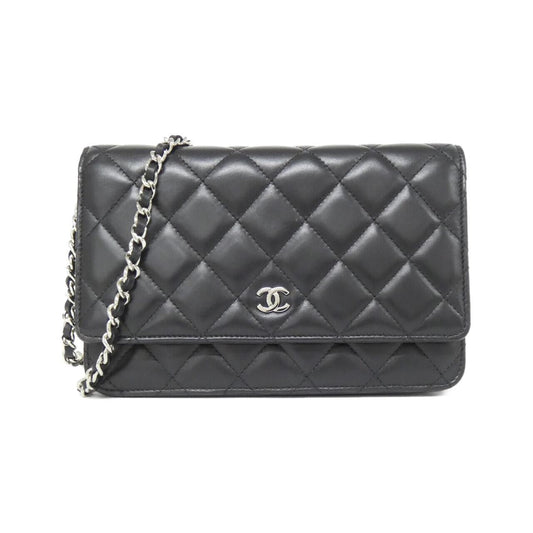 Chanel Timeless Classic Line Lambskin Chain Wallet