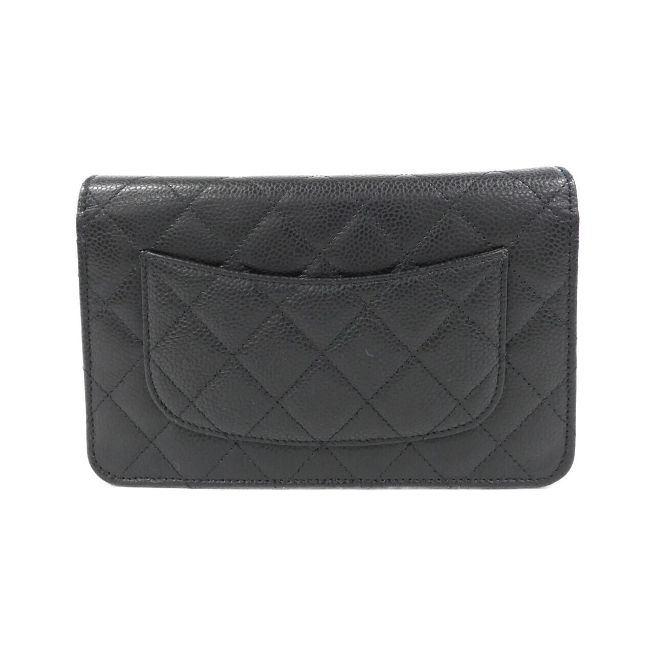 Chanel Timeless Classic Caviar Skin Wallet on Chain
