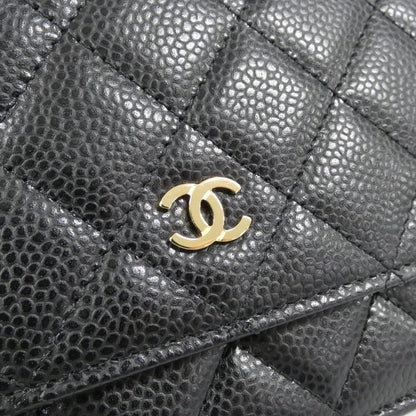 Chanel Timeless Classic Caviar Skin Wallet on Chain