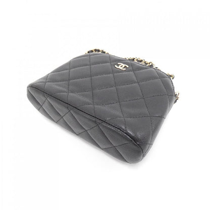 Chanel Timeless Classic Line Caviar Chain Clutch