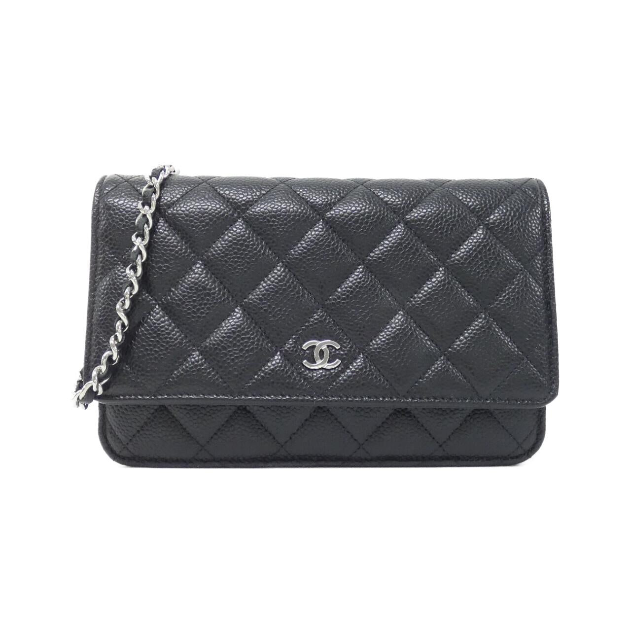 Chanel Timeless Classic Caviar Skin Wallet on Chain