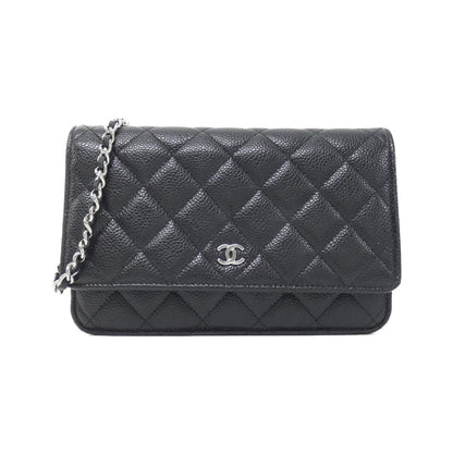 Chanel Timeless Classic Caviar Skin Wallet on Chain