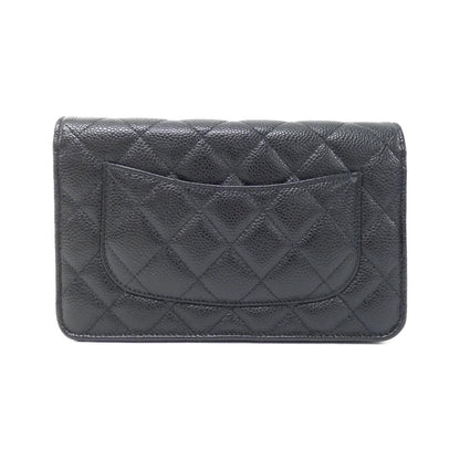 Chanel Timeless Classic Caviar Skin Wallet on Chain
