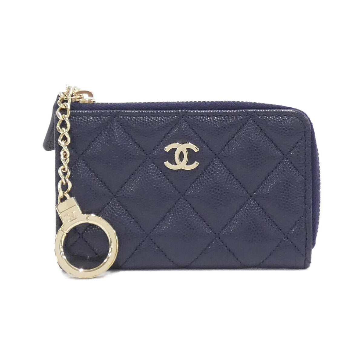 Chanel Timeless Classic Line Caviar Skin Coin Key Case