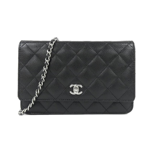 Chanel AP4241 Caviar Skin Wallet on Chain