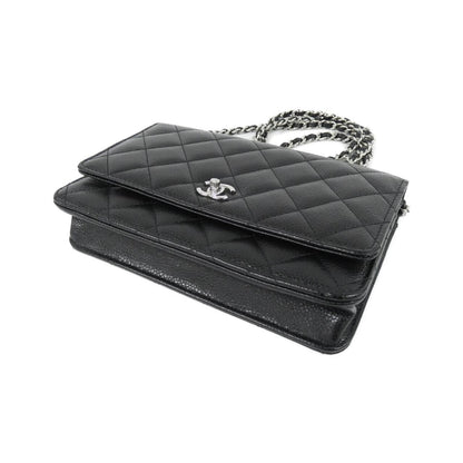 Chanel AP4241 Caviar Skin Wallet on Chain