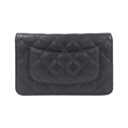 Chanel Timeless Classic Line Caviar Wallet on Chain