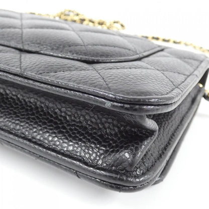 Chanel Timeless Classic Line Caviar Wallet on Chain