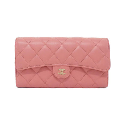 Chanel Timeless Classic Line Lambskin Long Wallet