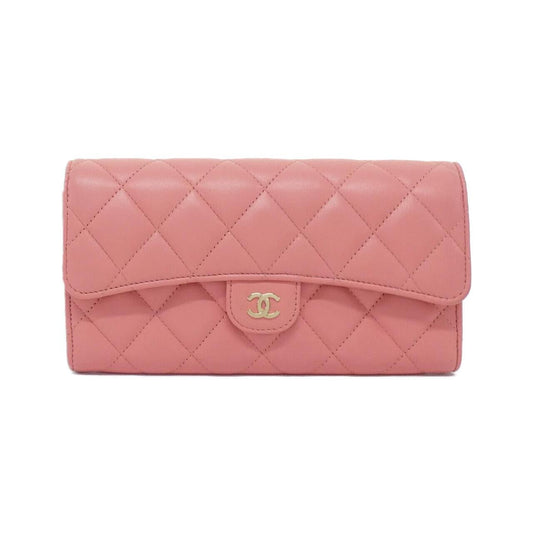 Chanel Timeless Classic Line Lambskin Long Wallet