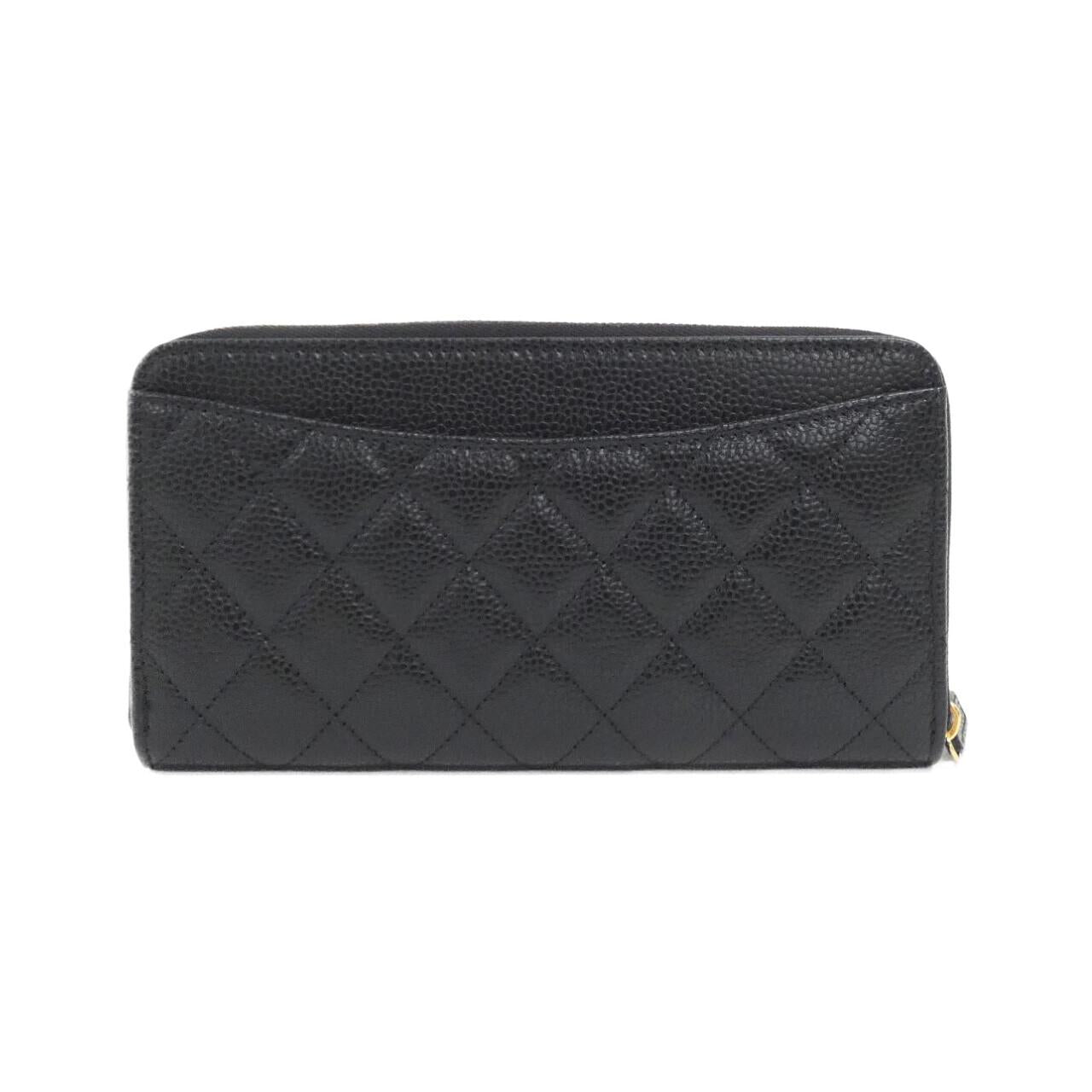 Chanel Timeless Classic Caviar Skin Long Wallet