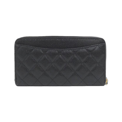 Chanel Timeless Classic Caviar Skin Long Wallet