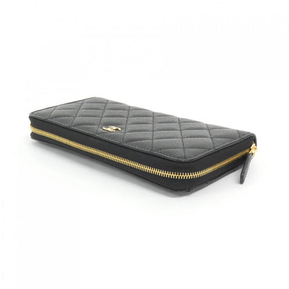 Chanel Timeless Classic Caviar Skin Long Wallet